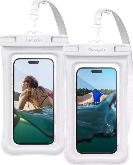 Picture of Spigen Spigen Aqua Shield WaterProof Floating Case A610 2 Pack, white