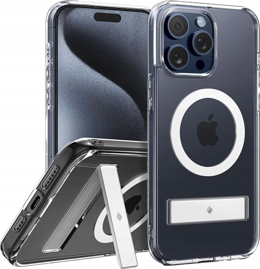 Picture of Spigen Spigen Caseology Capella MagSafe Kickstand, clear white - iPhone 15 Pro