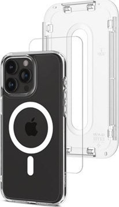 Picture of Spigen Szko do etui + Aplikator Glas.tR EZ Fit 1-Pack do iPhone 15 Pro