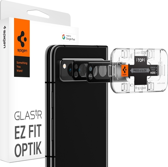 Picture of Spigen Spigen Glass EZ Fit Optik Pro 2 Pack, black - Google Pixel Fold