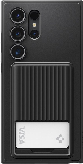 Изображение Spigen Spigen Liquid Slot, matte black - Samsung Galaxy S24 Ultra