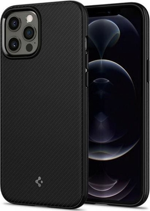 Изображение Spigen Spigen Mag Armor iPhone 12/12 Pro 6,1" czarny mat/matte black ACS01865