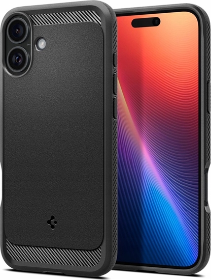 Picture of Spigen SPIGEN RUGGED ARMOR MAG MAGSAFE IPHONE 16 PLUS MATTE BLACK