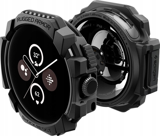 Picture of Spigen Spigen Rugged Armor, matte black - Google Pixel Watch 3/2/1 (41mm)