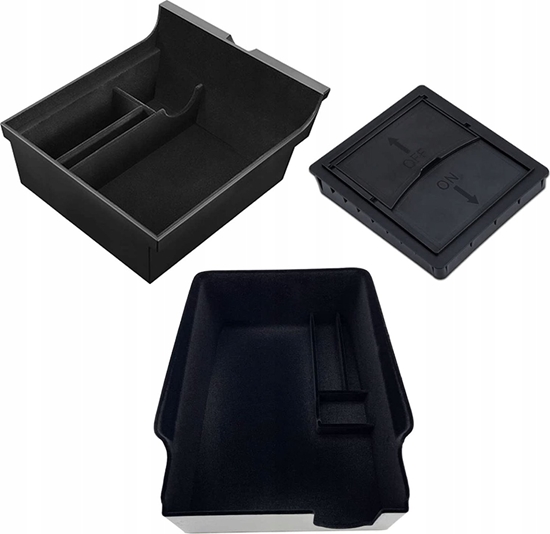 Picture of Spigen Spigen Tesla Center Console Organizer, black - Model Y/3