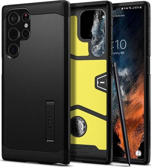 Изображение Spigen SPIGEN TOUGH ARMOR GALAXY S22 ULTRA BLACK