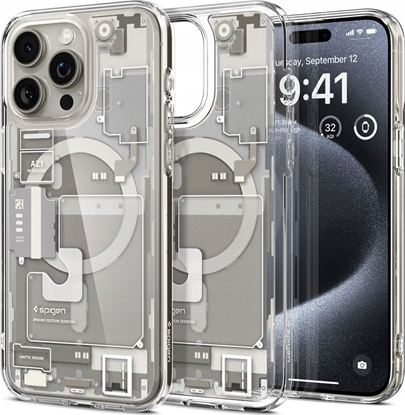Attēls no Spigen SPIGEN ULTRA HYBRID MAG MAGSAFE IPHONE 16 PRO MAX ZERO ONE NATURAL TITANIUM