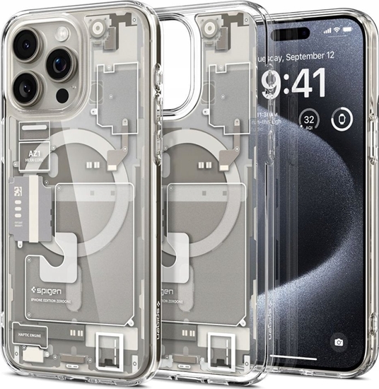 Изображение Spigen SPIGEN ULTRA HYBRID MAG MAGSAFE IPHONE 16 PRO MAX ZERO ONE NATURAL TITANIUM