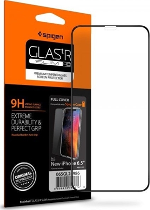 Attēls no Spigen Szko hartowane Glass FC HD 1 Pack, black - iPhone 11 Pro Max/iPhone XS Max