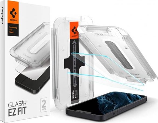 Picture of Spigen Szko hartowane Spigen GLAS.tR ez Fit Apple iPhone 13 mini [2 PACK]