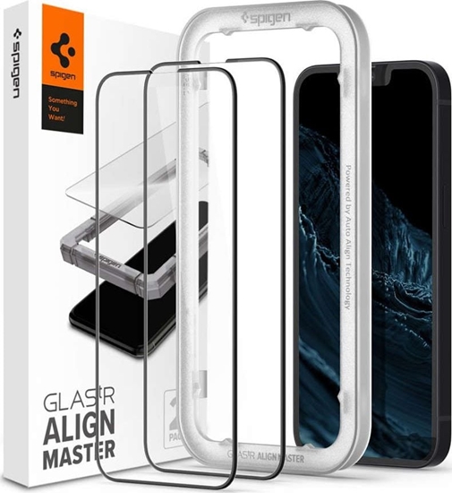 Picture of Spigen Szko Spigen x2 ALM Glas.tR FC do Apple iPhone 13 Pro Max Black