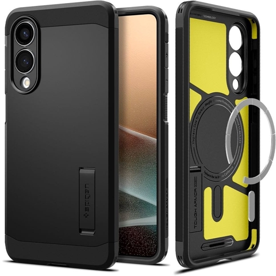 Изображение Spigen Tough Armor MagSafe - Etui do Samsung Galaxy S25 Edge (Black)