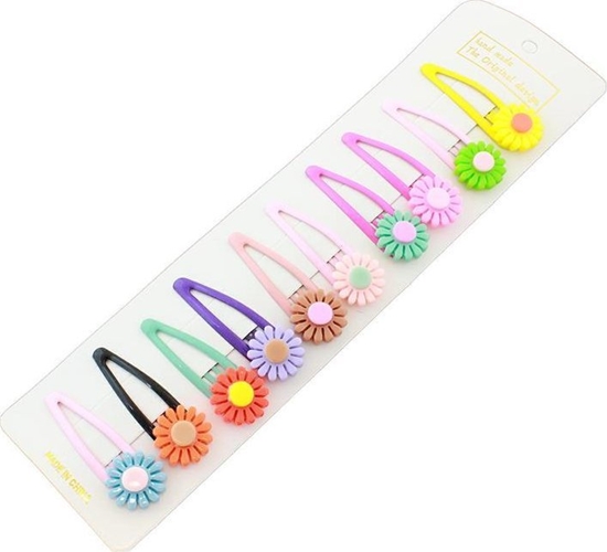 Picture of SPINKI do WOSÓW Zestaw 10 sztuk wielokolorowe AG264F