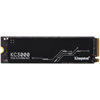 Picture of SSD|KINGSTON|KC3000|512GB|M.2|NVMe|3D TLC|Write speed 3900 MBytes/sec|Read speed 7000 MBytes/sec|TBW 400 TB|MTBF 1800000 hours|SKC3000S/512G