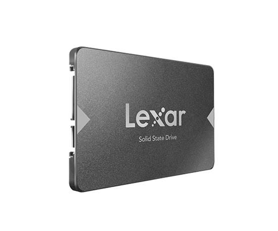 Изображение SSD|LEXAR|NS100|512GB|SATA 3.0|Write speed 450 MBytes/sec|Read speed 550 MBytes/sec|2,5"|LNS100-512RB