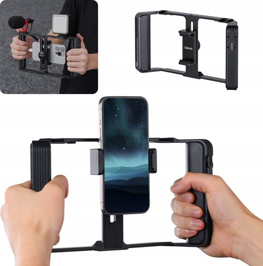Picture of Stabilizator Klatka Uchwyt Ramka Vlog Live Stream do Telefonu / ULANZI / MA05