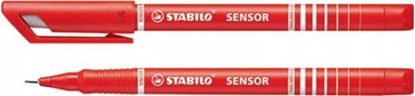 Attēls no Stabilo Fineliner Stabilo Sensor 189, 0,3 mm, rød, æske a 10 stk.