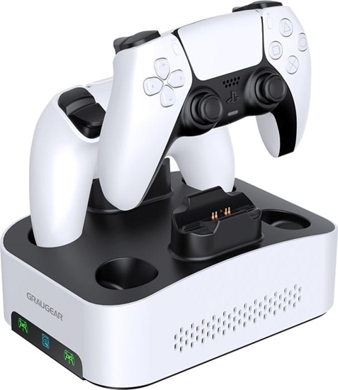 Изображение Stacja dokujca Graugear Graugear G-3506-CG-4TB Festplattengehuse + Ladestation