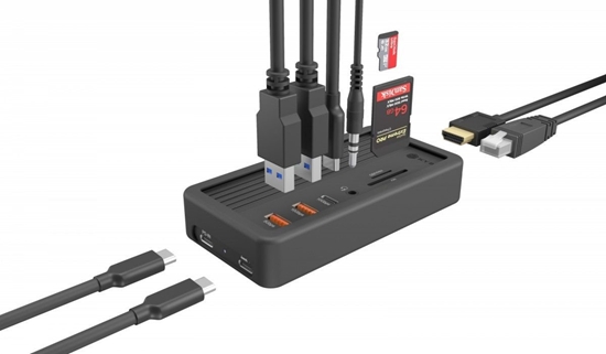 Picture of Icy Box Dockingstation IcyBox 10 in 1 Slot f. M.2 NVME SSD
