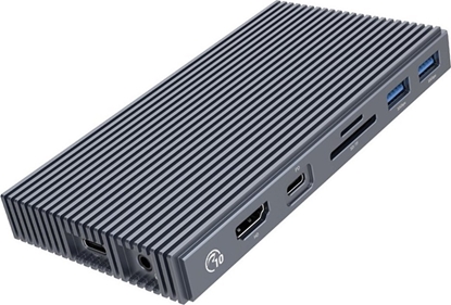 Attēls no Stacja/replikator Orico NVMe z portami USB-A, HDMI 4K, USB-C PD 100W (CDH-9N-GY-BP)