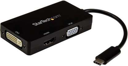 Attēls no Stacja/replikator StarTech USB-C (CDPVGDVHDBP)