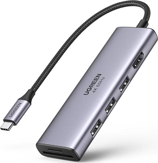 Picture of Stacja/replikator Ugreen 5w1 USB-C (UGR1078GRY)
