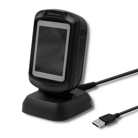 Picture of QOLTEC Desktop QR Barcode Scanner USB