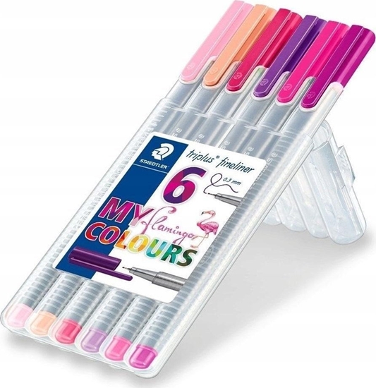 Picture of Staedtler Cienkopis Triplus Flamingo 6 kolorów STAEDTLER