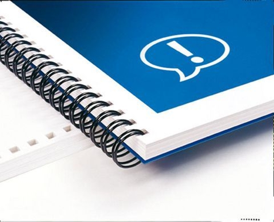 Picture of Staples GBC Grzbiety drutowe 34 zwoje, 8mm, biay 100 sztuk