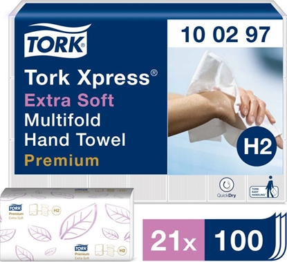 Picture of Staples Tork Xpress - Ekstra mikki rcznik w skadce czteropanelowej - Premium