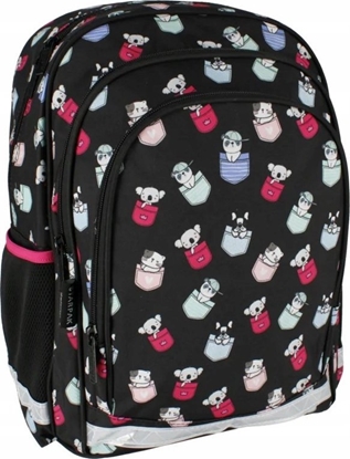 Picture of Starpak Plecak szkolny wielokomorowy Starpak czarny,