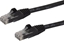 Picture of StarTech STARTECH.COM 1,5m CAT6 Kabel - schwarzes CAT6-Patchkabel - Snagless-RJ45 - 24 AWG Kupferdraht - LAN - Ethernet N6PATC150CMBK