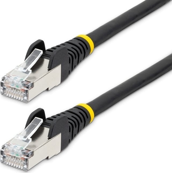 Изображение StarTech StarTech.com NLBK-50C-CAT6A-PATCH kabel sieciowy Czarny 0,5 m S/FTP (S-STP)