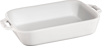Picture of Staub Rectangular Dish Ceramic, white, 34x24cm