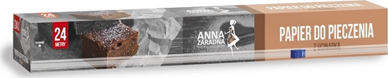 Изображение Stella ANNA ZARADNA Papier do pieczenia brzowy 24m opakowanie z ucinark