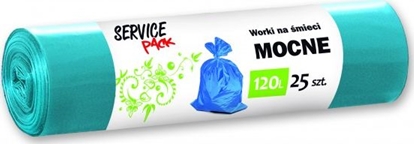 Attēls no Stella Pack WORKI NA MIECI 120 L LDPE MOCNE NIEBIESKIE (25)