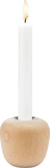 Picture of Stelton Ora Candleholder  8cm beech wood