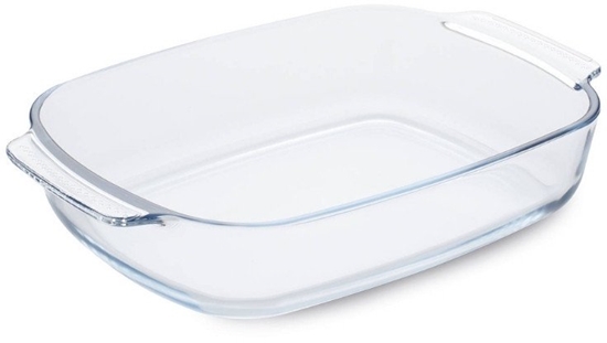 Picture of Stikla cepsanas trauks taisnstura Borosilicate Glass 30x20x6cm / 2L  8006043023244