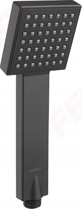 Picture of Suchawka prysznicowa Ferro SQUERTO rczka natryskowa 1F, czarna