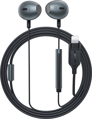 Picture of Suchawki Acefast Suchawki douszne do iPhone iPad ze zczem Lightning 1.2 m czarne Suchawki douszne do iPhone iPad ze zczem Lightning 1.2 m czarne