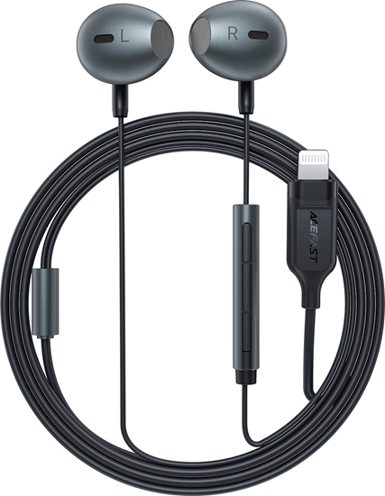 Picture of Suchawki Acefast Suchawki douszne do iPhone iPad ze zczem Lightning 1.2 m czarne Suchawki douszne do iPhone iPad ze zczem Lightning 1.2 m czarne