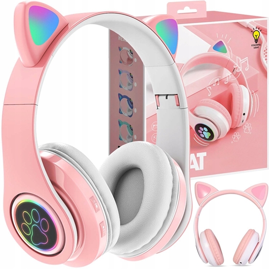 Picture of Suchawki dziecice RGB z uszkami, róowe
