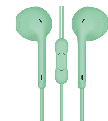 Attēls no Suchawki Freestyle FREESTYLE EARPHONES MINI JACK + MIC MACAROON STYLE GREEN [45758] TE