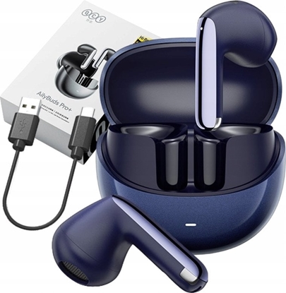 Attēls no Suchawki QCY Bezprzewodowe suchawki douszne TWS QCY HT 10 Pro, ANC (niebieskie)