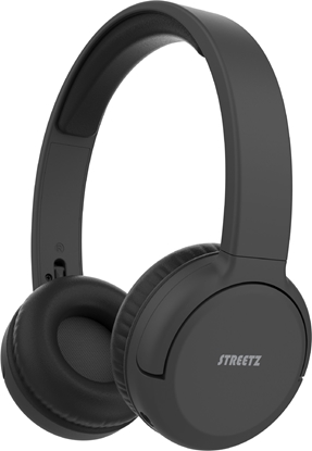 Attēls no Suchawki Streetz BT210 Bluetooth ausins STREETZ, su mikrofonu, sulankstomos, juodos / BT210-BLK / 6612085