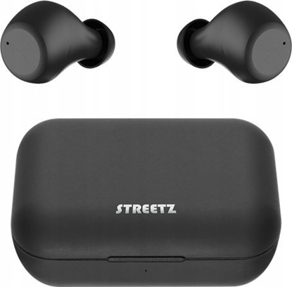Изображение Suchawki Streetz STREETZ True Belaids Stereo  ausis kiamos, dual ausins, charge case, juodas