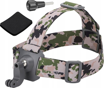 Attēls no SunnyLife Head Mount Uchwyt Opaska Mocowanie Na Gow + Gowica Kulowa 3d Do Kamer Gopro Sjcam Xiaomi Dji Insta360 / Td672-m
