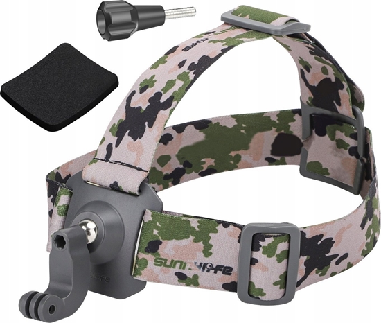 Picture of SunnyLife Head Mount Uchwyt Opaska Mocowanie Na Gow + Gowica Kulowa 3d Do Kamer Gopro Sjcam Xiaomi Dji Insta360 / Td672-m