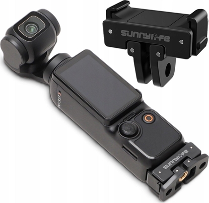 Attēls no SunnyLife Mocowanie Uchwyt Szybkozczka Na Gopro I Gwint 1/4" Do Dji Osmo Pocket 3 / Op-3-ad824-d