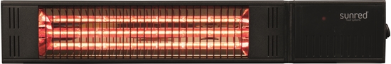 Picture of SUNRED | Heater | RDS-15W-B, Fortuna Wall | Infrared | 1500 W | Black | IP55